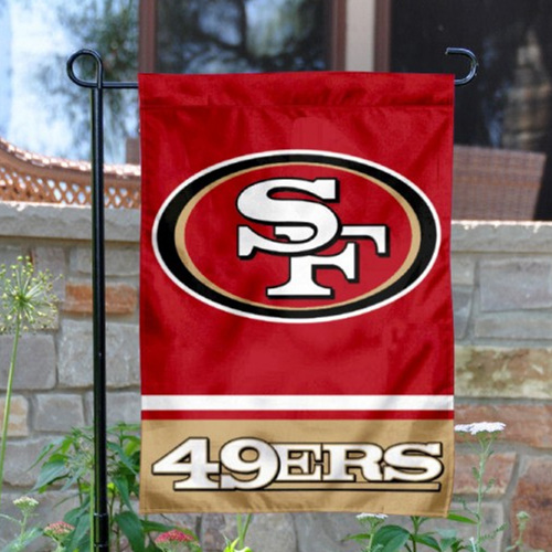 San Franccisco 49ers Double-Sided Garden Flag 001 (Pls Check Description For Details)